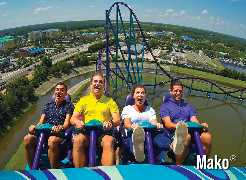 SeaWorld Orlando roller coaster Mako®